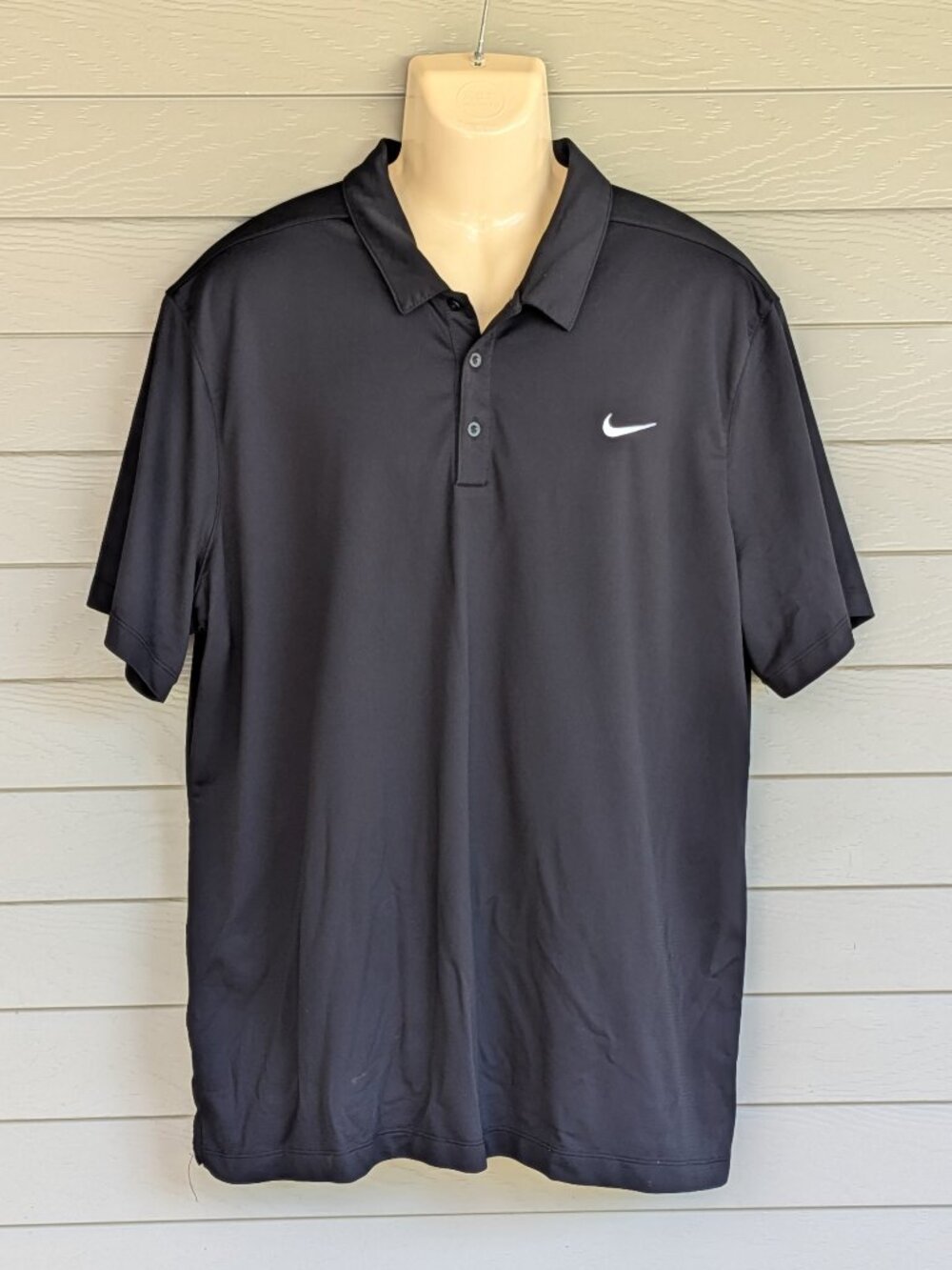 Nike Mens Black Dri Fit Short Sleeve Polo Shirt - Size XXL